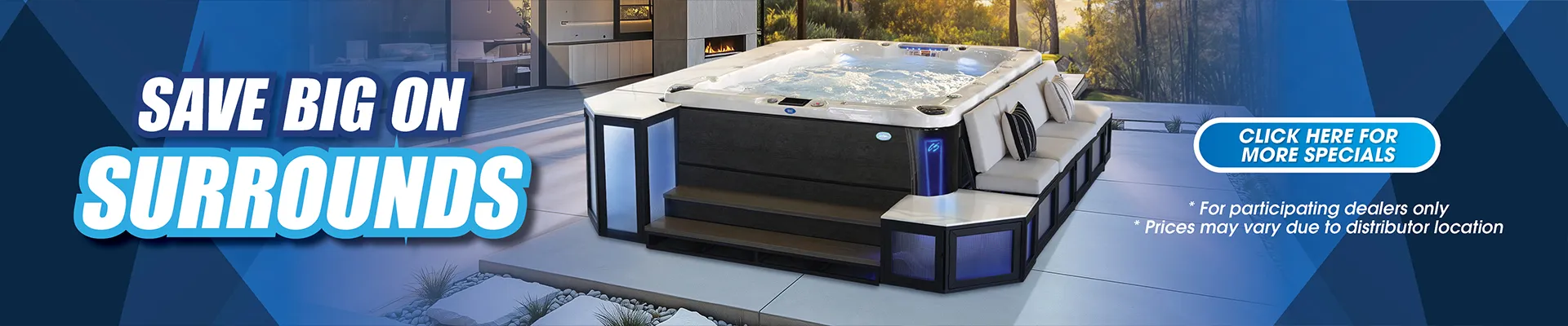 Calspas hot tub being used in a family setting - New Albany