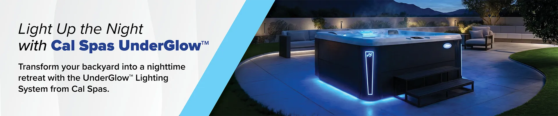 Calspas hot tub being used in a family setting - New Albany